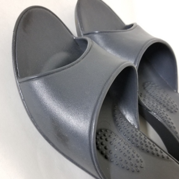 OKAb Gray Madison Sandals Slippers - Picture 2 of 4